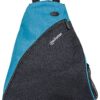 Zainetto Monospalla per Tablet e Ultrabook fino a 12'' Nero/Azzurro - immagine 3
