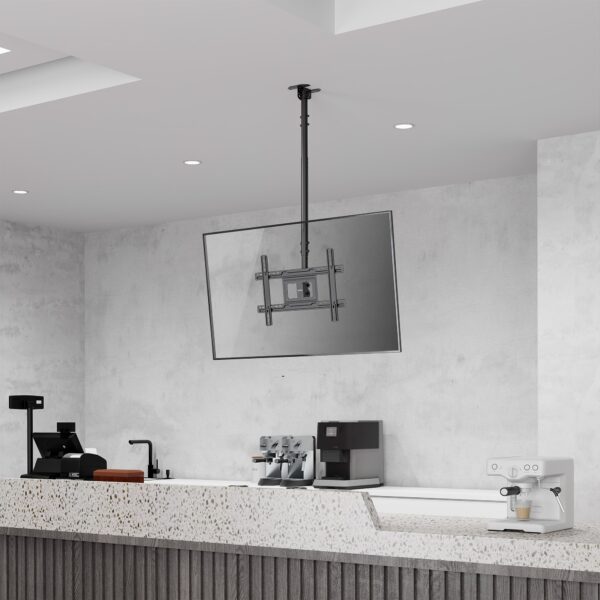 Supporto da Soffitto TV 37''-80'' Full-Motion Altezza Regolabile - immagine 3
