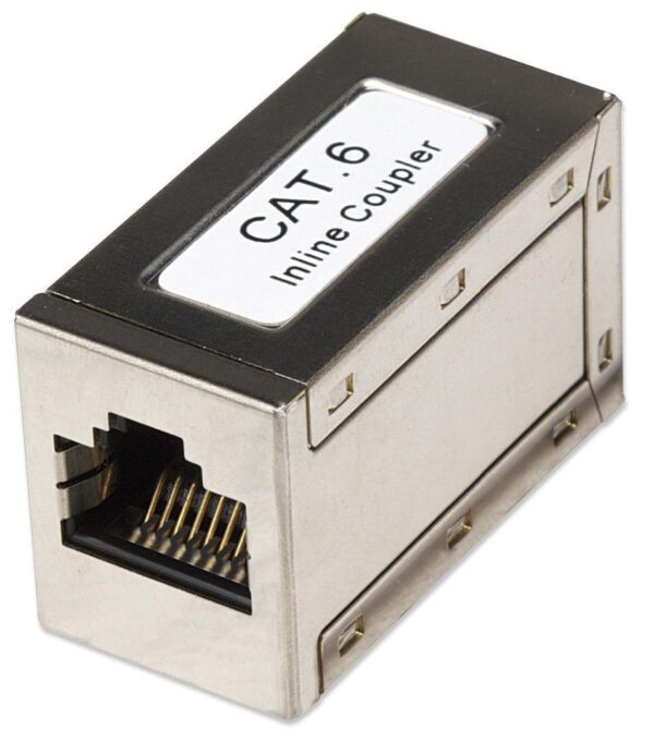 Accoppiatore RJ45 Cat6 8P8C Femmina/ Femmina, FTP, Silver - immagine 3