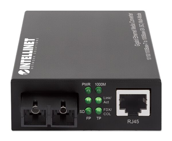 Gigabit Ethernet Media Converter Fibra SC Multimodale - immagine 3
