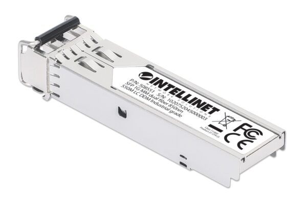 Transceiver Industriale Gigabit Fibra Ottica LC Duplex SFP - immagine 2