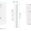 Switch Gigabit 5 porte PoE Passante / Extender 4 porte PoE+ per Esterno - immagine 2