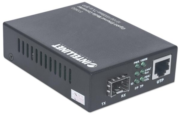 Convertitore RJ45 10/100/1000 Gigabit Ethernet slot SFP - immagine 2