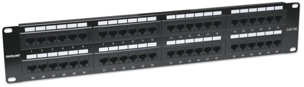 Pannello Patch UTP 48 Posti RJ45 cat. 5E - immagine 2