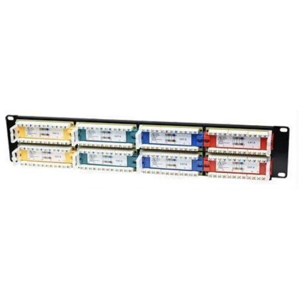 Pannello Patch UTP 48 Porte Cat.6 Codifica Colorata - immagine 3