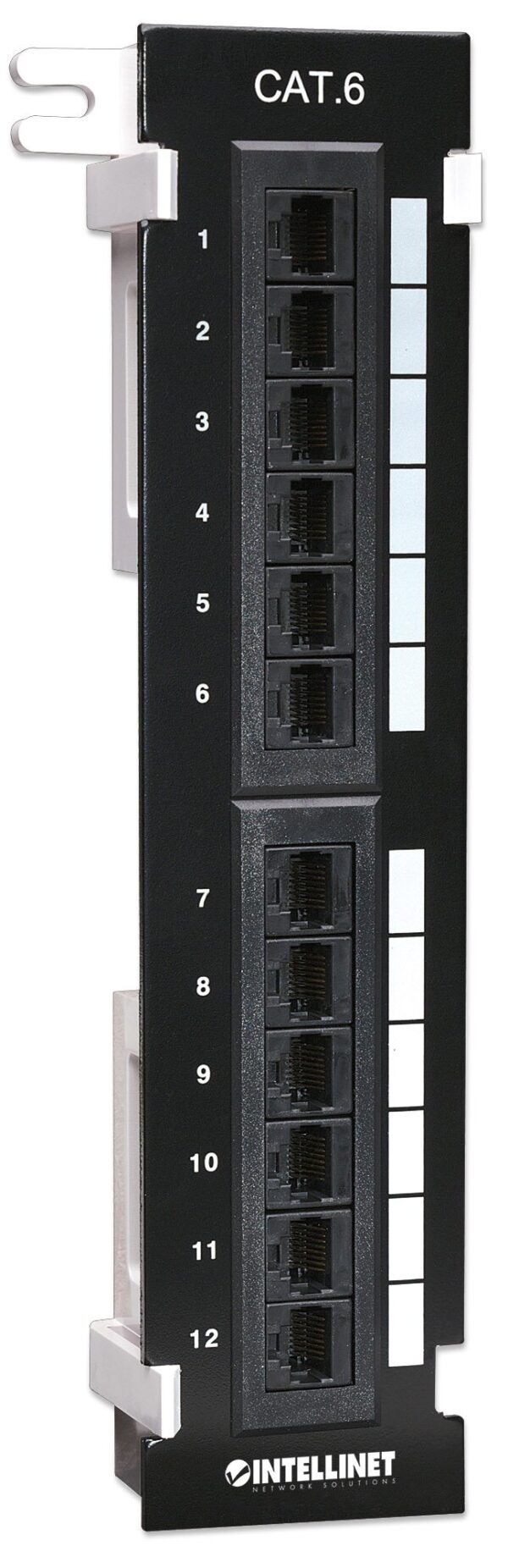 Pannello Patch 12 Porte UTP Cat6 Installazione a Muro - immagine 3