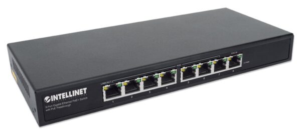 Switch PoE+ Gigabit Ethernet a 8 porte con passthrough PoE - immagine 3