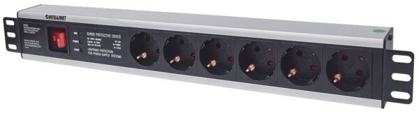 Multipresa per Rack 19'' 6 posti Spina Schuko Angolata 1.5U - immagine 3