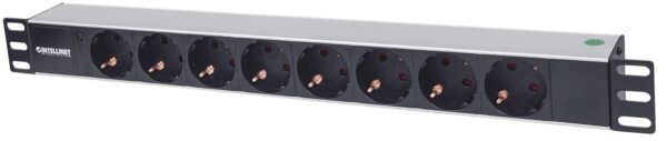 Multipresa per Rack 19'' 8 posti Spina Schuko Angolata 1U - immagine 3