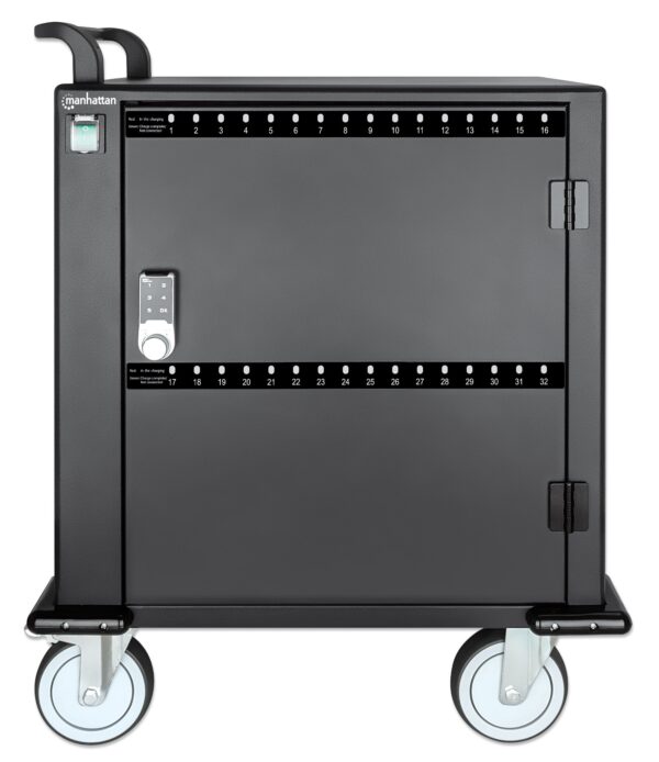 Carrello Stazione di Ricarica USB-C™ 576W per 32 Smartphone e Tablet fino a 12'' - immagine 3