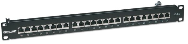 Pannello Patch STP 24 posti RJ45 Cat. 6 - immagine 3