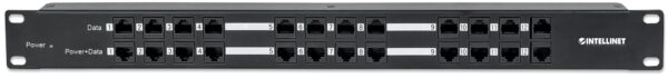 Pannello Patch 12 Porte PoE Passivo con Alimentatore - immagine 3