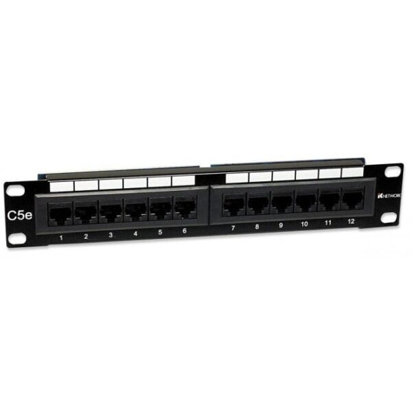 Pannello Patch 12 Porte, 10'', 1U, CAT5E UTP - immagine 3