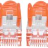 Cavo di rete Patch in rame Cat. 6 Arancione SFTP LSZH 2m - immagine 3