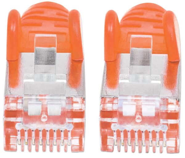 Cavo di rete Patch in rame Cat. 6 Arancione SFTP LSZH 10m - immagine 3
