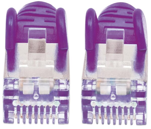 Cavo di rete Patch in rame Cat. 6 Viola SFTP LSZH 5m - immagine 3