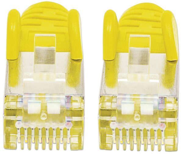 Cavo di rete Patch in rame Cat. 6 Giallo SFTP LSZH 0,25m - immagine 3