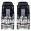 Cavo patch di rete Cat6 UTP Slim  1 m Nero - immagine 3