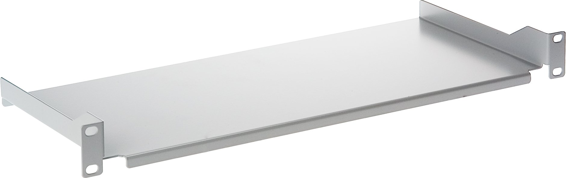 Mensola per Rack 19'' 200 mm 1U Grigia 2 punti - immagine 3