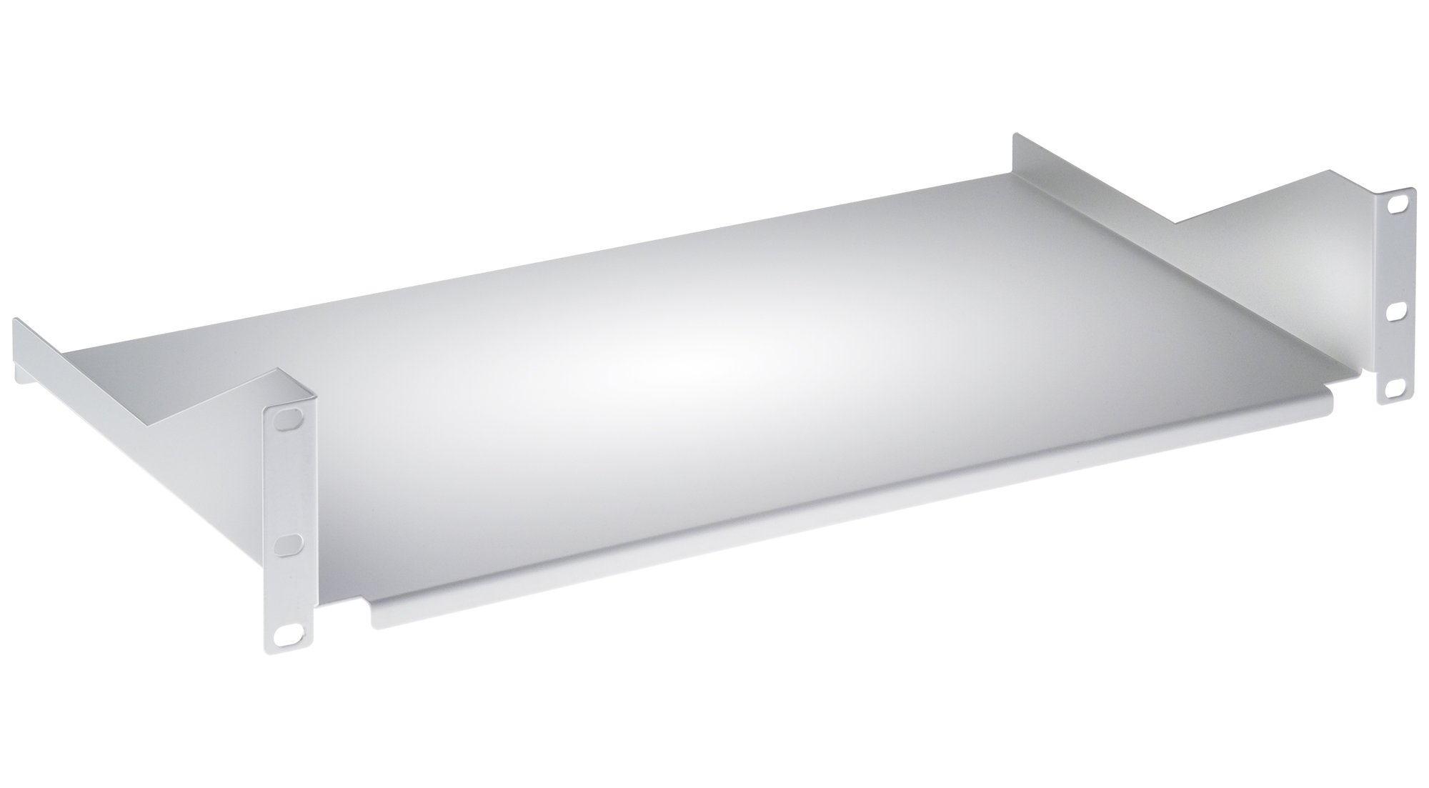 Mensola per Rack 19'' 250 mm 2U Grigia 2 punti - immagine 3