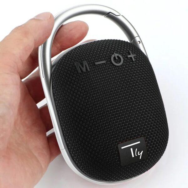 Mini Altoparlante Wireless BT V5.3 Speaker Luce LED Vivavoce TF USB Nero - immagine 3