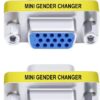Mini Gender Changer VGA DB 15 poli HD F/F - immagine 3