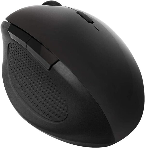 Mouse Ottico Ergonomico Wireless 1600dpi Nero - immagine 3
