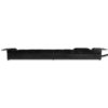 Multipresa 6 Posti da Rack 19'' Cavo 3 metri Spina Schuko Angolata 1U - immagine 3