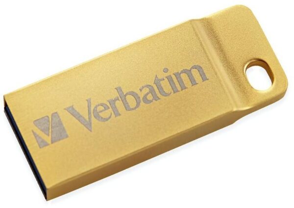 Mini Memoria USB 3.0 Verbatim con Portachiavi 32GB Oro - immagine 3