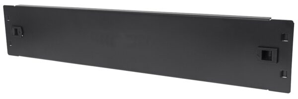 Pannello Cieco Toolless a Clip per Armadi Rack 19'' 2U Nero - immagine 3