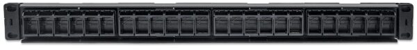 Pannello Patch Modulare 24 Porte Slim 1U Nero - immagine 3