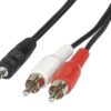 Cavo Stereo Jack 3, 5 mm a 2 x RCA maschio 20,0 mt - immagine 3