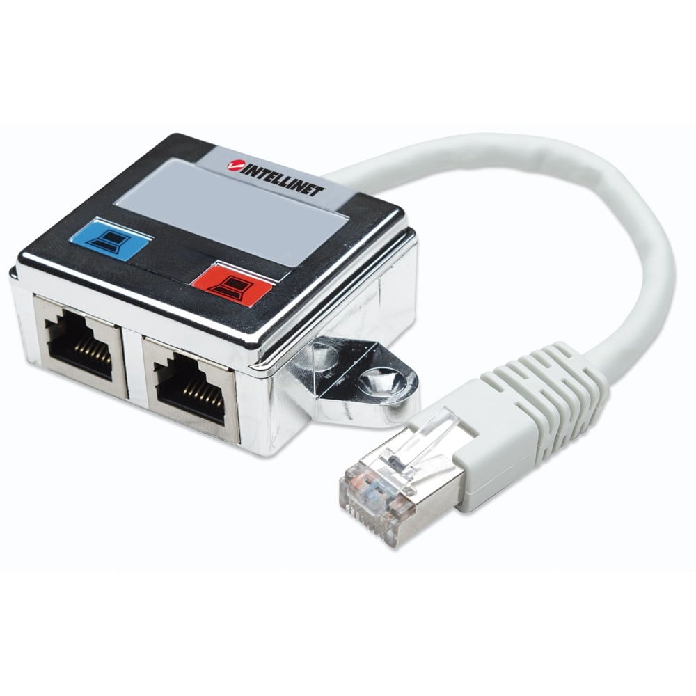 Sdoppiatore rete / telefono per cavo di rete Cat. 5E - immagine 2