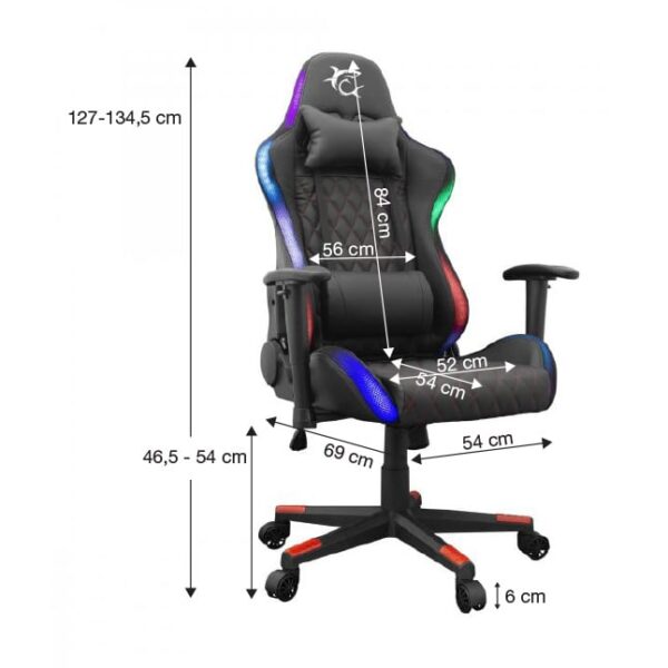 Sedia da Gioco Thunderbolt RGB Nero - immagine 3