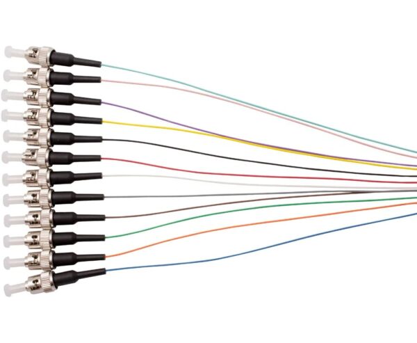 Set 12 Pigtail Fibra Ottica Multimodale OM3 ST 50/125 2 m - immagine 4