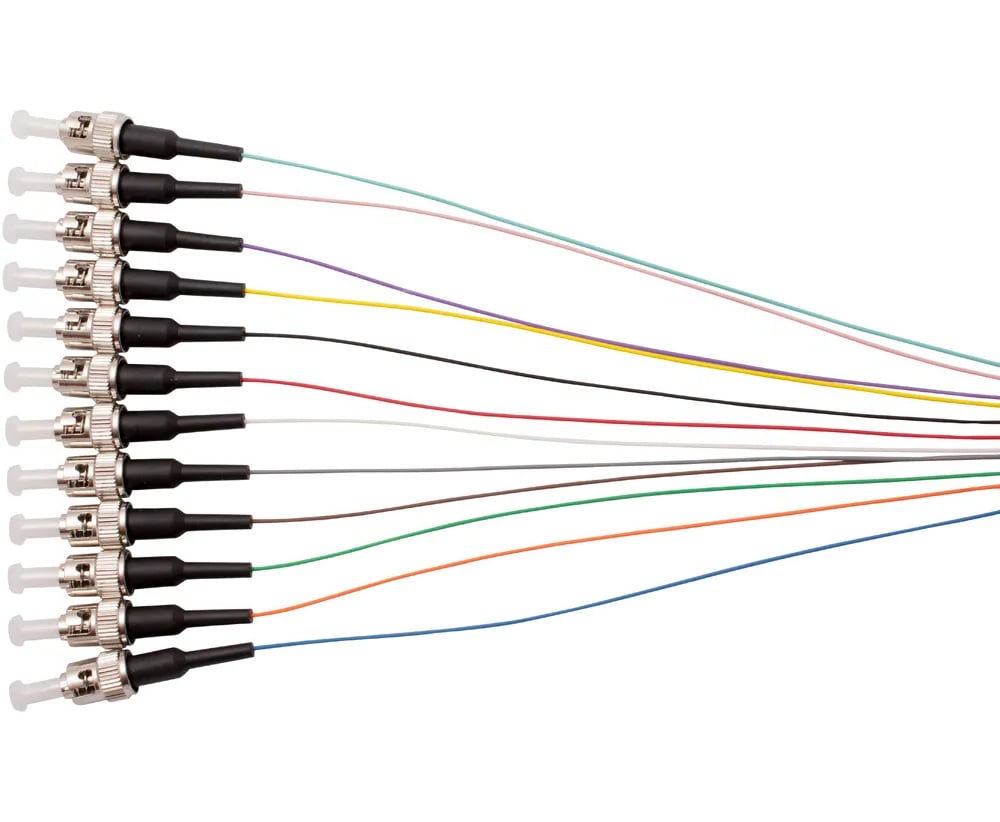 Set 12 Pigtail Fibra Ottica Multimodale OM3 ST 50/125 2 m - immagine 4