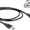 Cavo semi-rigido USB2.0 A Maschio / A Femmina 35cm Nero - immagine 3
