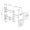Staffa a Muro per LCD 13-27'' Universale e Snodabile - immagine 3