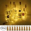 10 Strip da 20 LED Bianco Caldo per Bottiglie - immagine 3