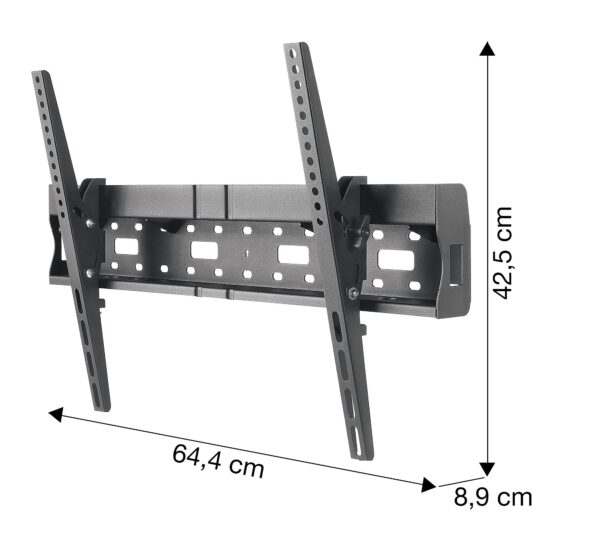 Supporto a Muro per TV LED LCD 37-70'' con Area di Archiviazione Integrata - immagine 3
