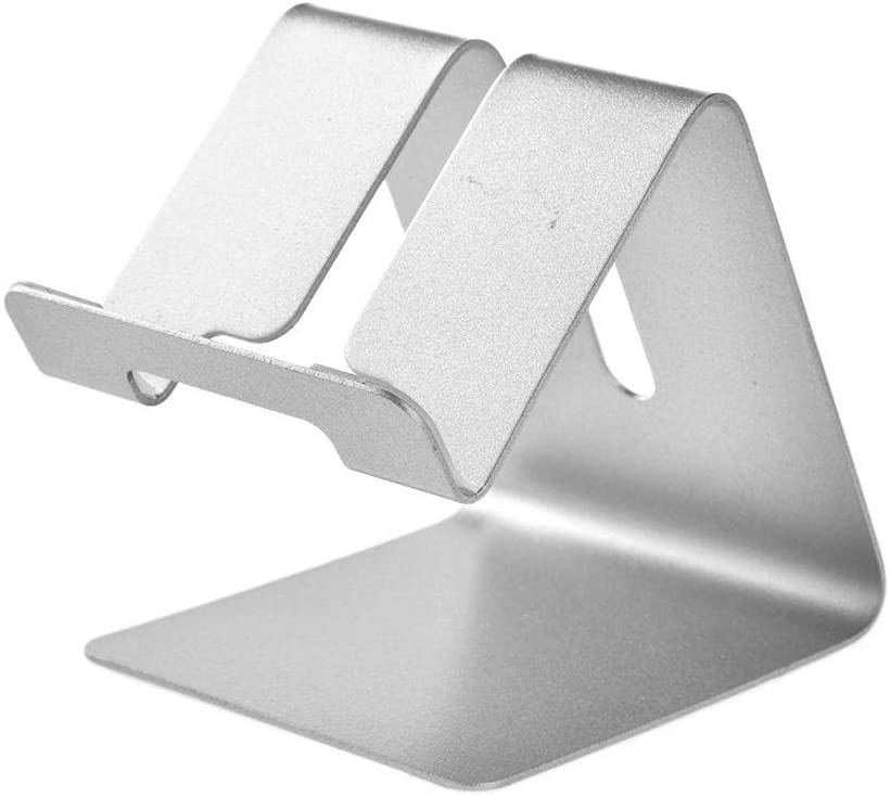 Supporto in Alluminio per Smartphone e Tablet Universale Silver - immagine 3