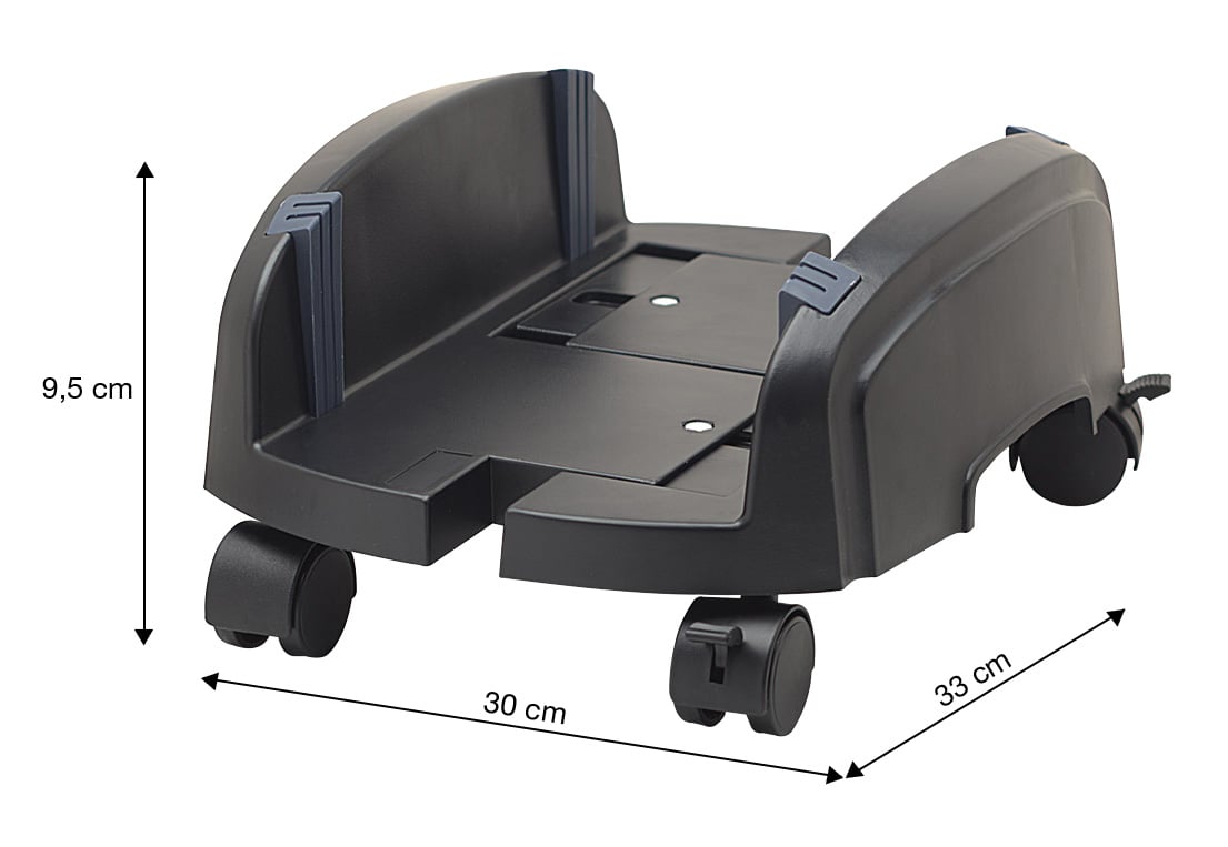 Supporto per PC in Plastica HIPS Regolabile Colore Nero - immagine 3