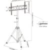 Supporto Treppiede Universale a Pavimento per TV 37-70'' - immagine 3