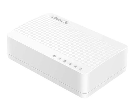 Switch Ethernet Desktop Compatto 5 Porte 10/100 Mbps Bianco - immagine 3