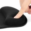 Tappetino con Cuscinetto Poggiapolso in Gel Nero - immagine 3
