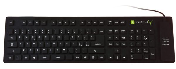 Tastiera Flessibile in Silicone USB/PS2 - immagine 3