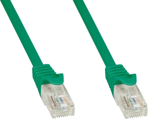 Cavo di rete Patch in CCA Cat.5E Verde UTP 3 metri - immagine 3