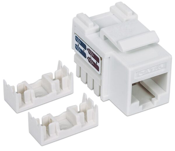 Frutto Keystone RJ45 Cat.6 UTP non schermato Bianco - immagine 3