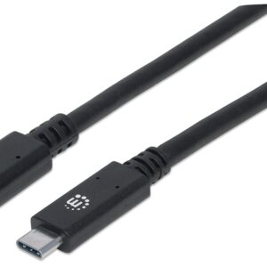 Cavo prolunga USB 3.2 Gen 2 SuperSpeed+ USB-C™ Maschio/Femmina 0,5m Nero