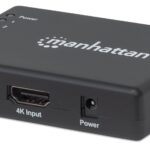 Splitter HDMI 4K UHD 3D con LED 4 vie